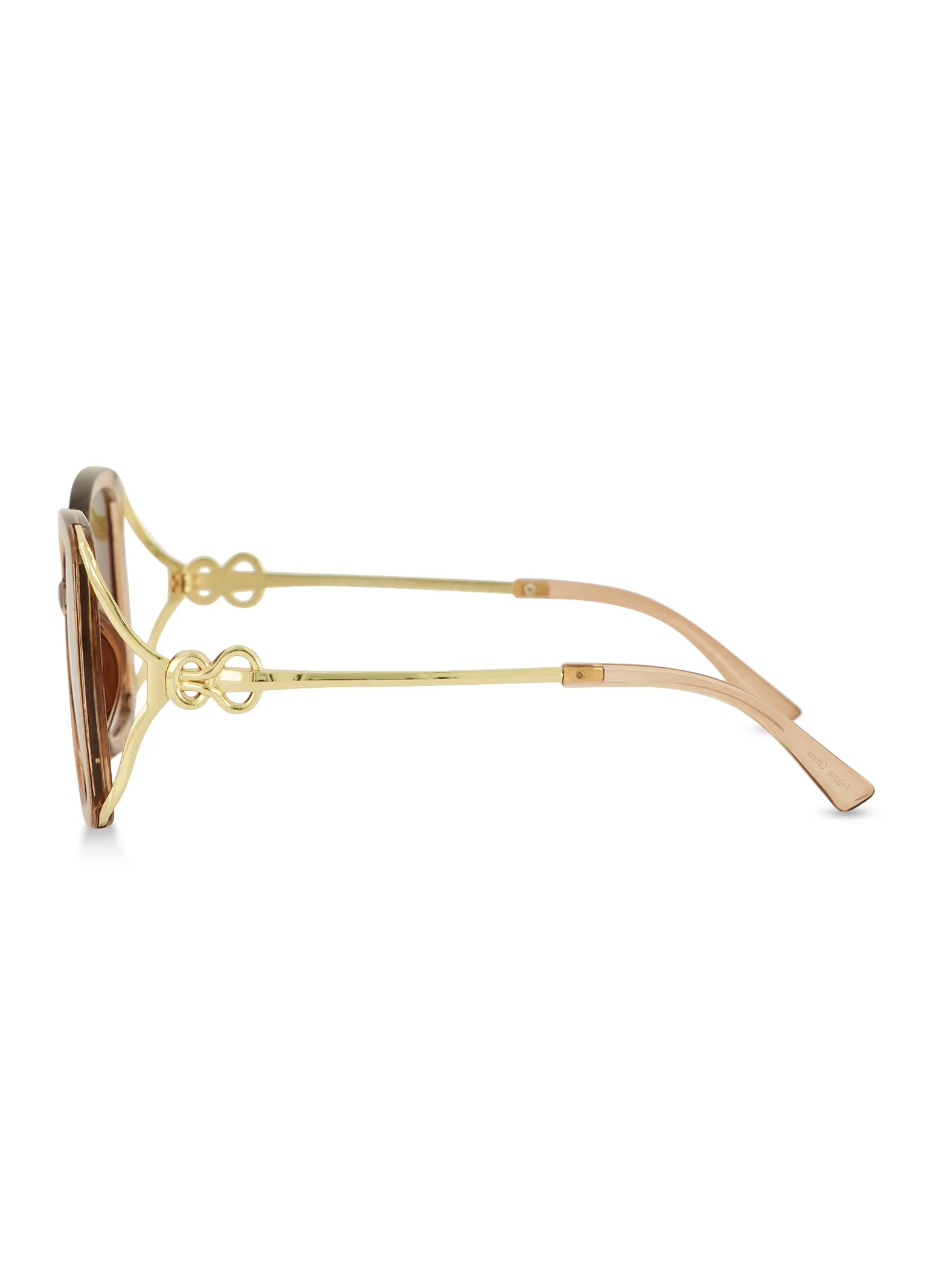 Cut Out Metallic Temple Sunglasses sold by Rainbow product image thumbnail 5