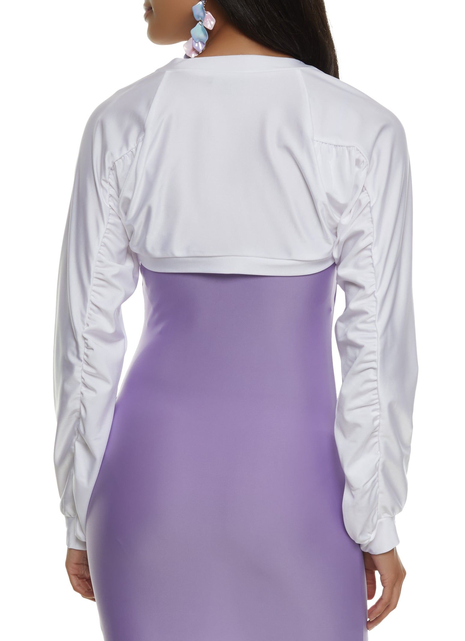 Ruched Long Sleeve Bolero sold by Rainbow product image thumbnail 2