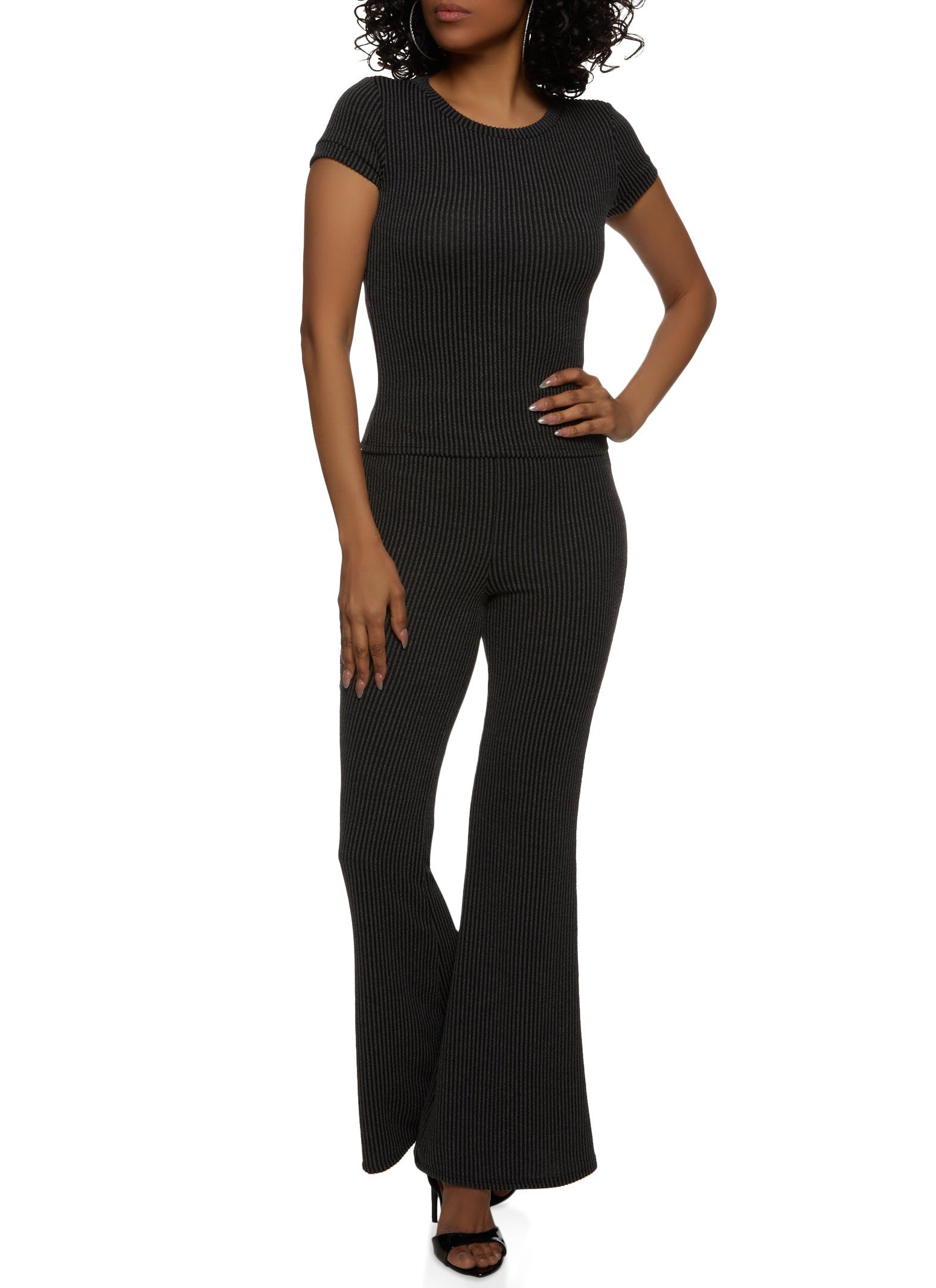 Ribbed Crew Neck Top sold by Rainbow product image thumbnail 2