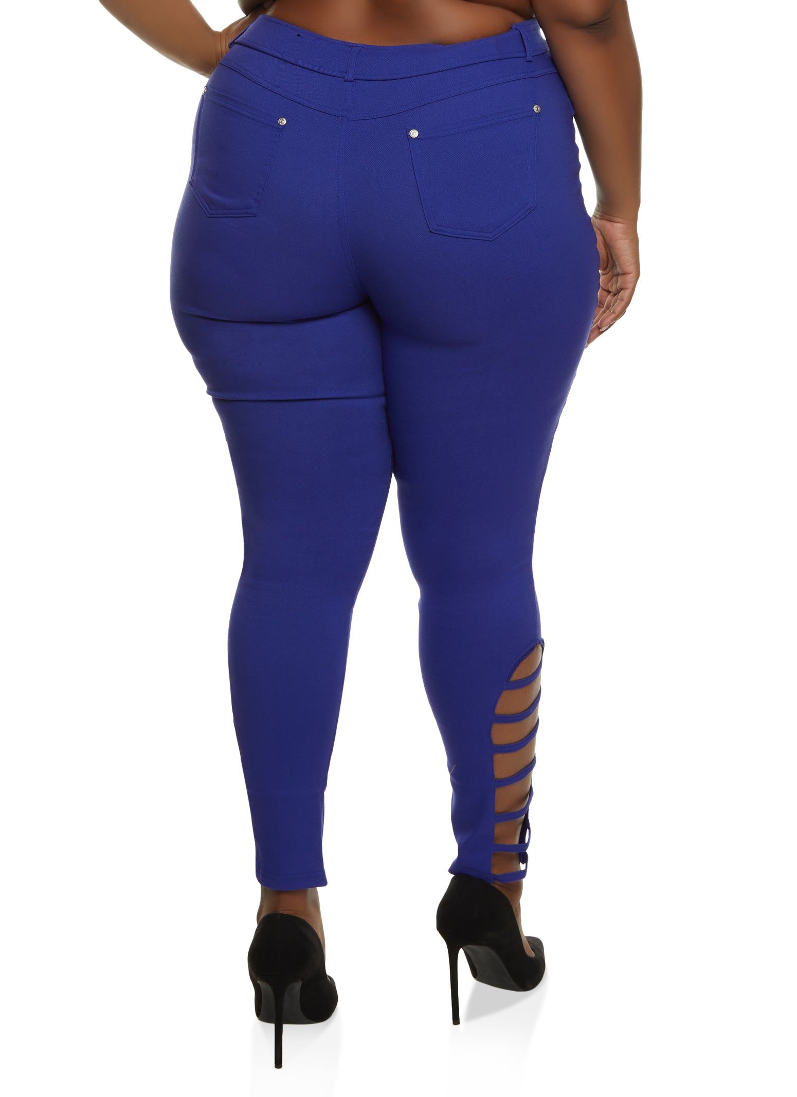 Plus Size Side Caged Detail Hyperstretch Pants sold by Rainbow product image thumbnail 2