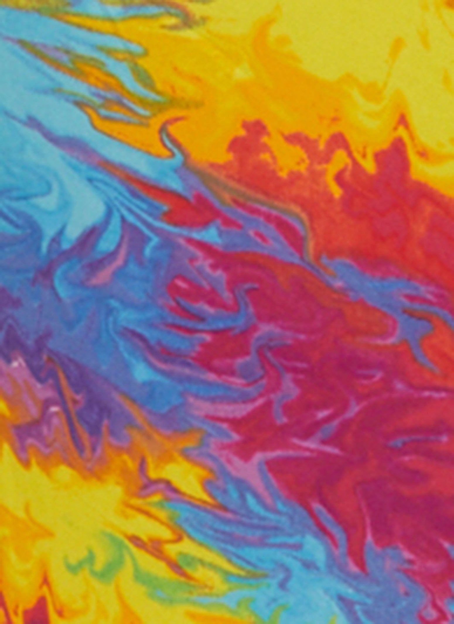 Rainbow Psychedelic Print High Neck Dress sold by Rainbow product image thumbnail 4