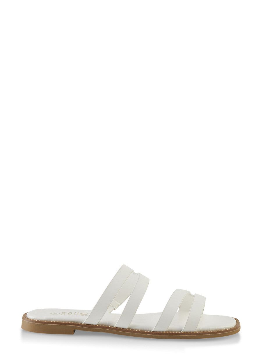 Cut Out Double Band Slide Sandals sold by Rainbow product image thumbnail 2