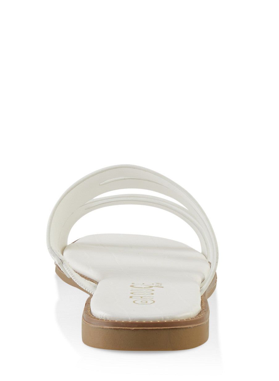 Cut Out Double Band Slide Sandals sold by Rainbow product image thumbnail 3