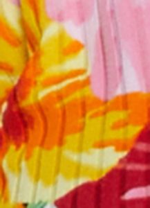 Plus Size Floral Print Tie Front High Low Shirt sold by Rainbow