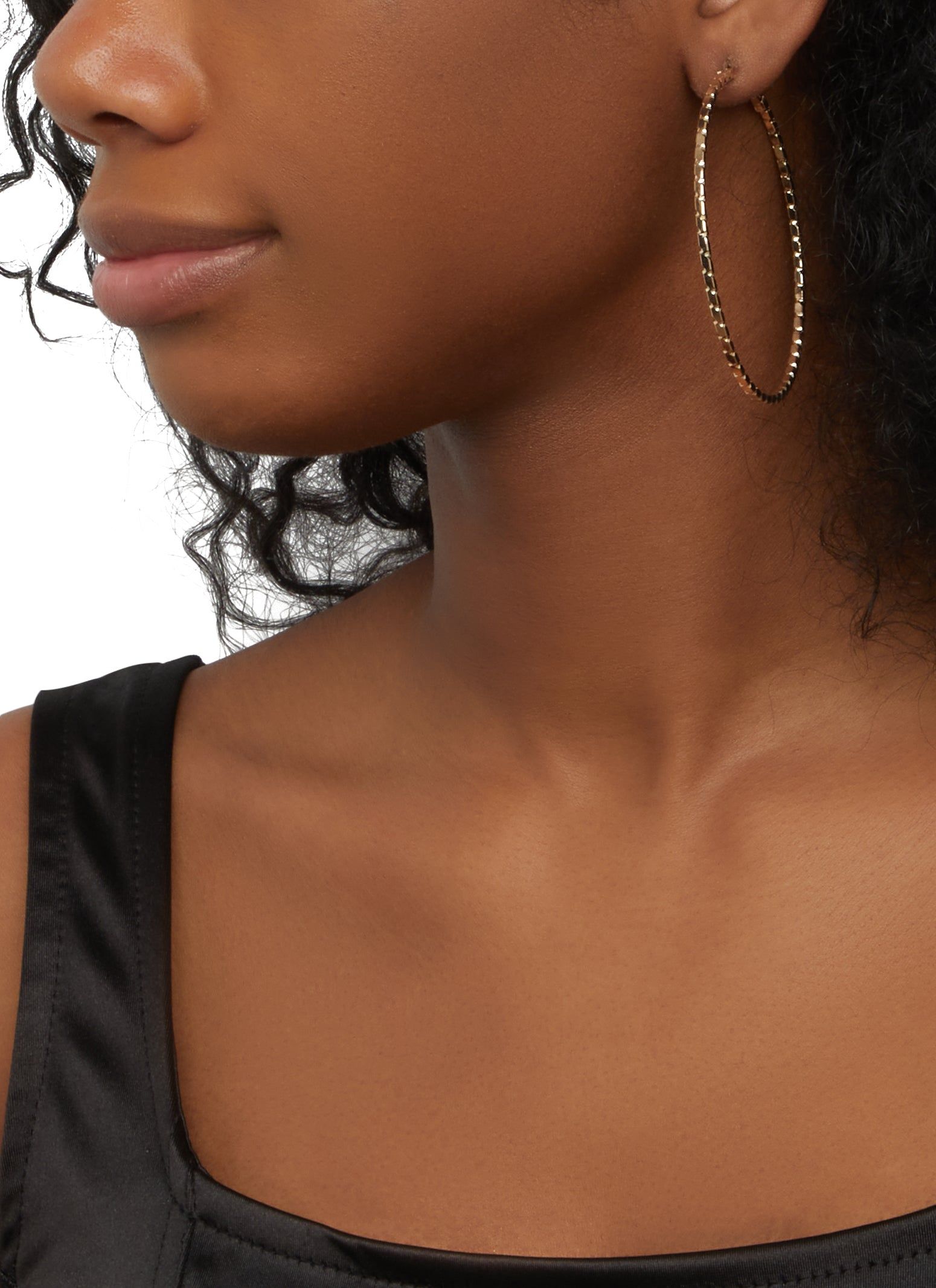 9 Pack Assorted Metallic Hoop Earrings sold by Rainbow product image thumbnail 2