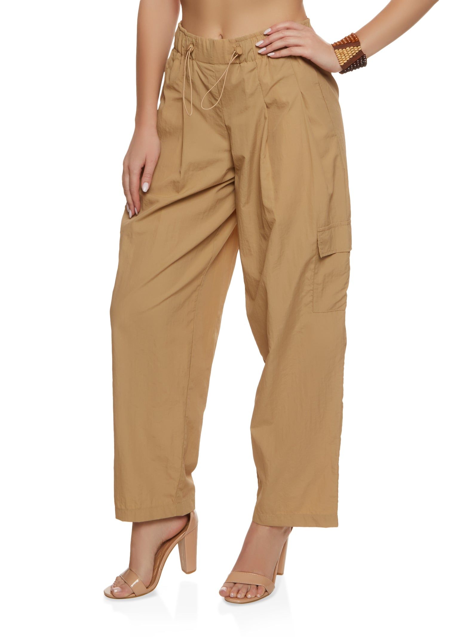 Wide Fit Parachute Pants sold by Rainbow