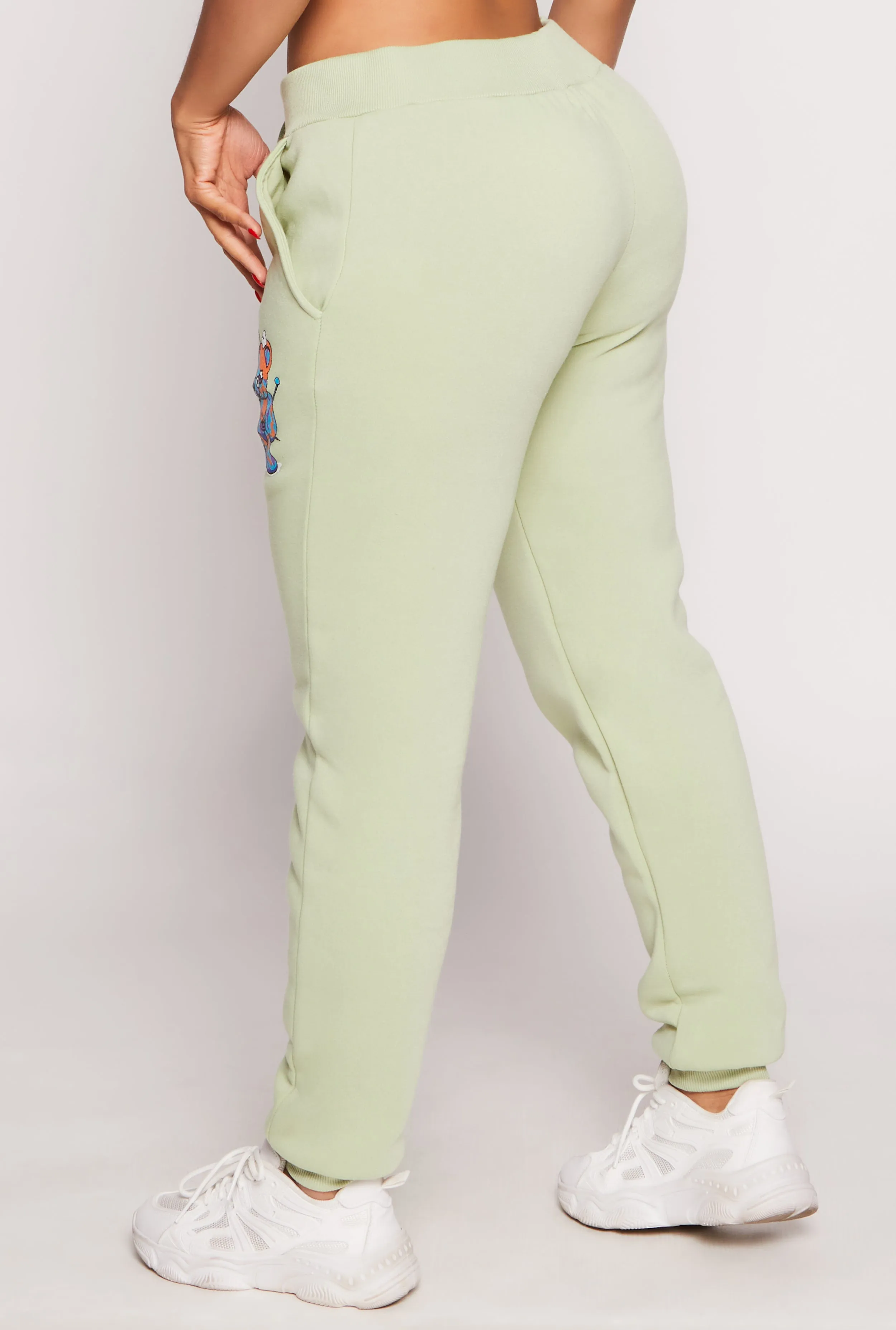 Bear Graphic Drawstring Joggers sold by Rainbow product image thumbnail 3