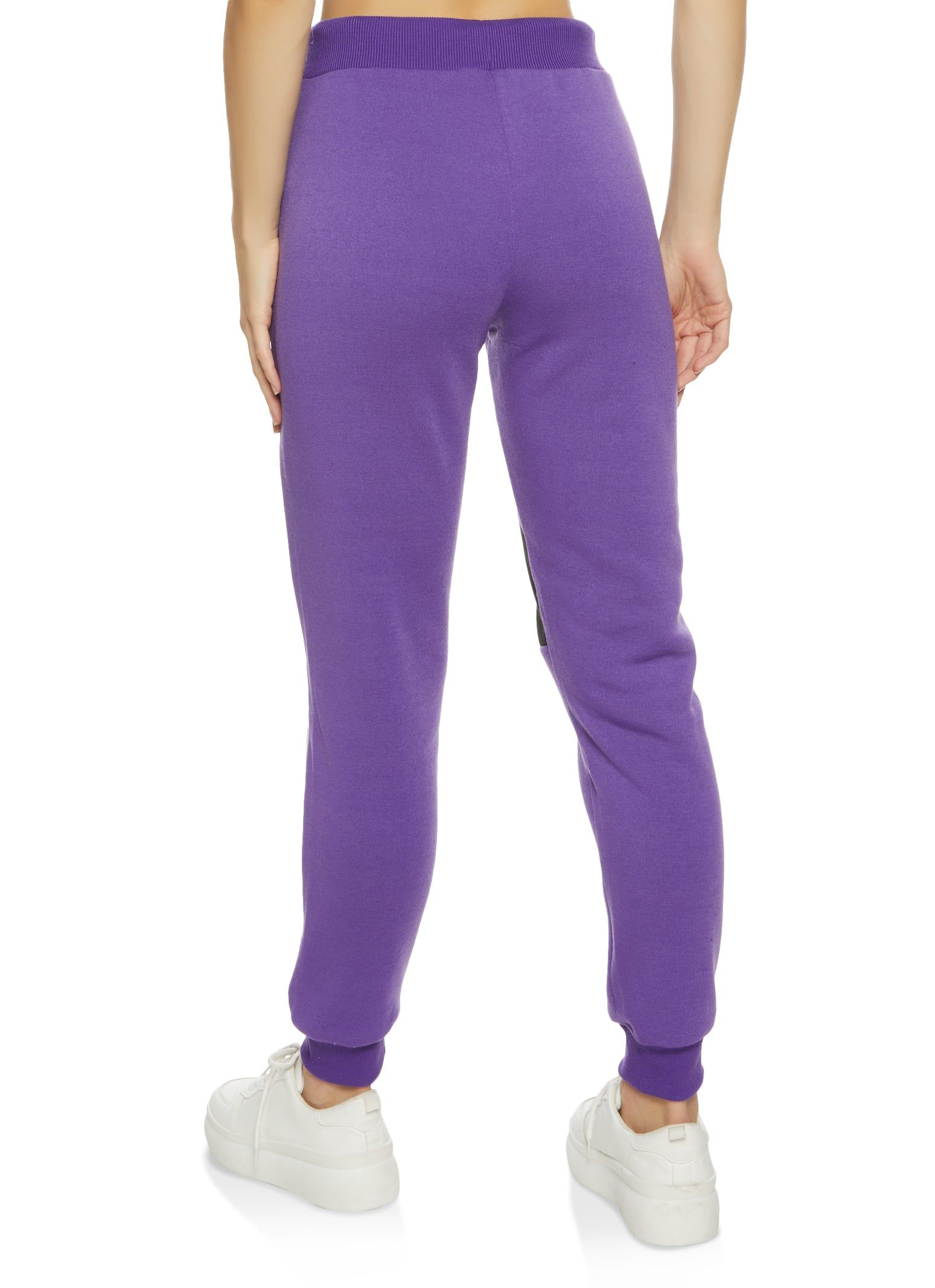 Color Block Drawstring High Waist Joggers sold by Rainbow product image thumbnail 2