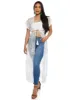 Haute Monde Floral Lace Tie Front Kimono sold by Rainbow