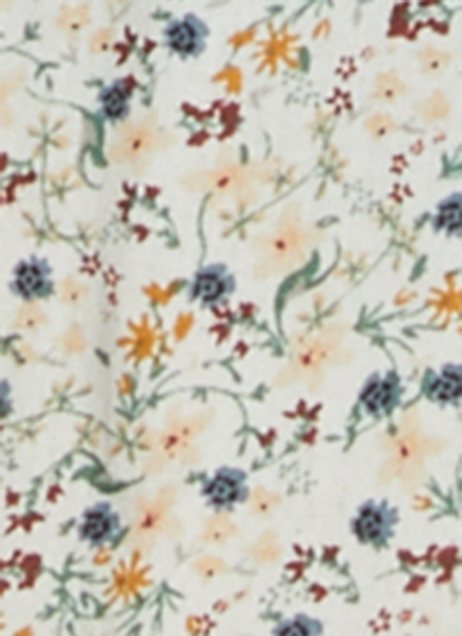 Plus Size Flutter Sleeve Floral Peasant Top sold by Rainbow product image thumbnail 3