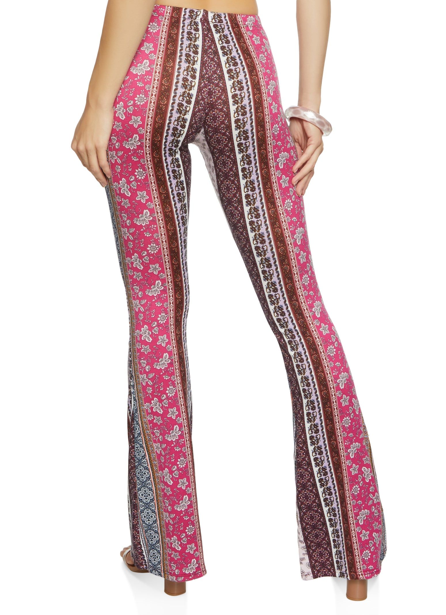 Paisley Border Print Flare Pants sold by Rainbow product image thumbnail 2
