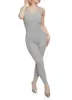 Solid Scoop Neck Cami Catsuit sold by Rainbow