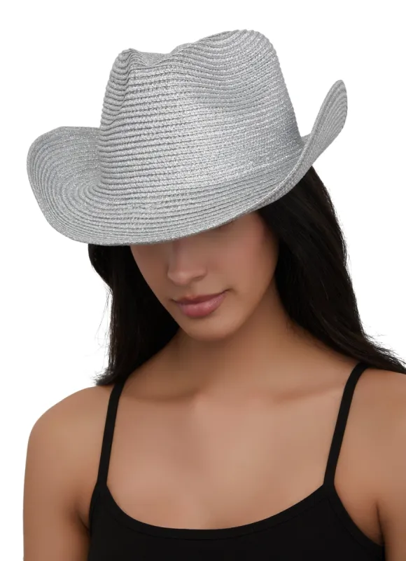 Lurex Woven Cowboy Hat sold by Rainbow