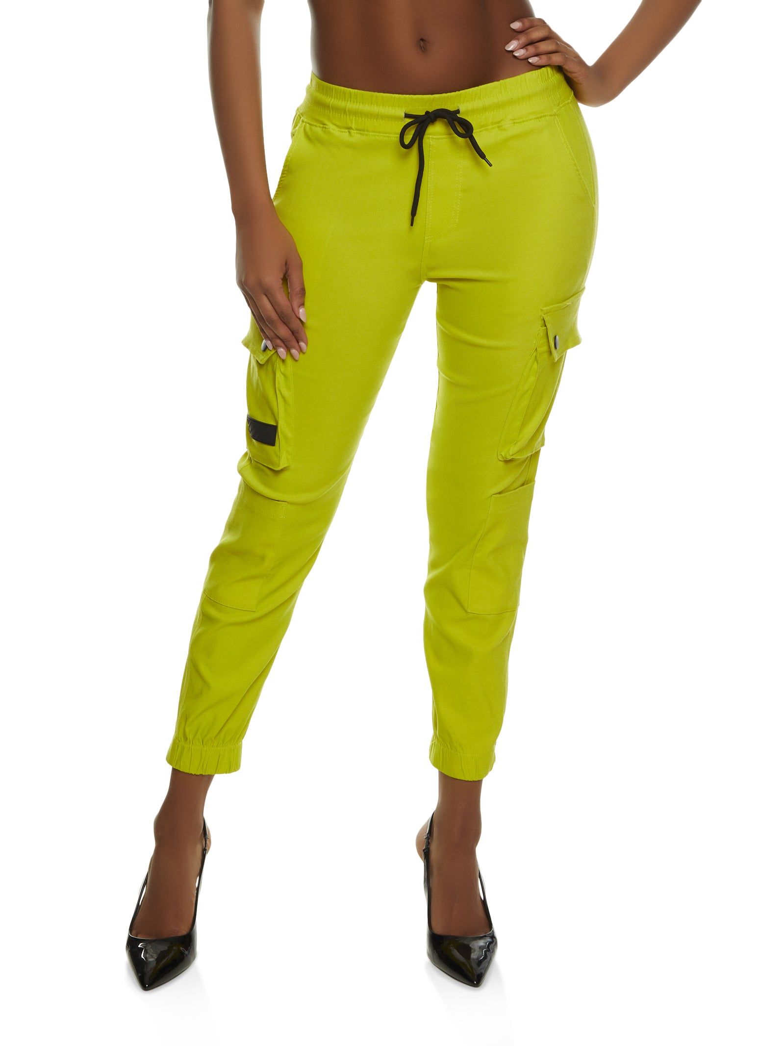 Hyperstretch Drawstring Cargo Pants sold by Rainbow