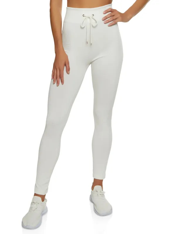 Seamless Compression Rib Leggings sold by Rainbow