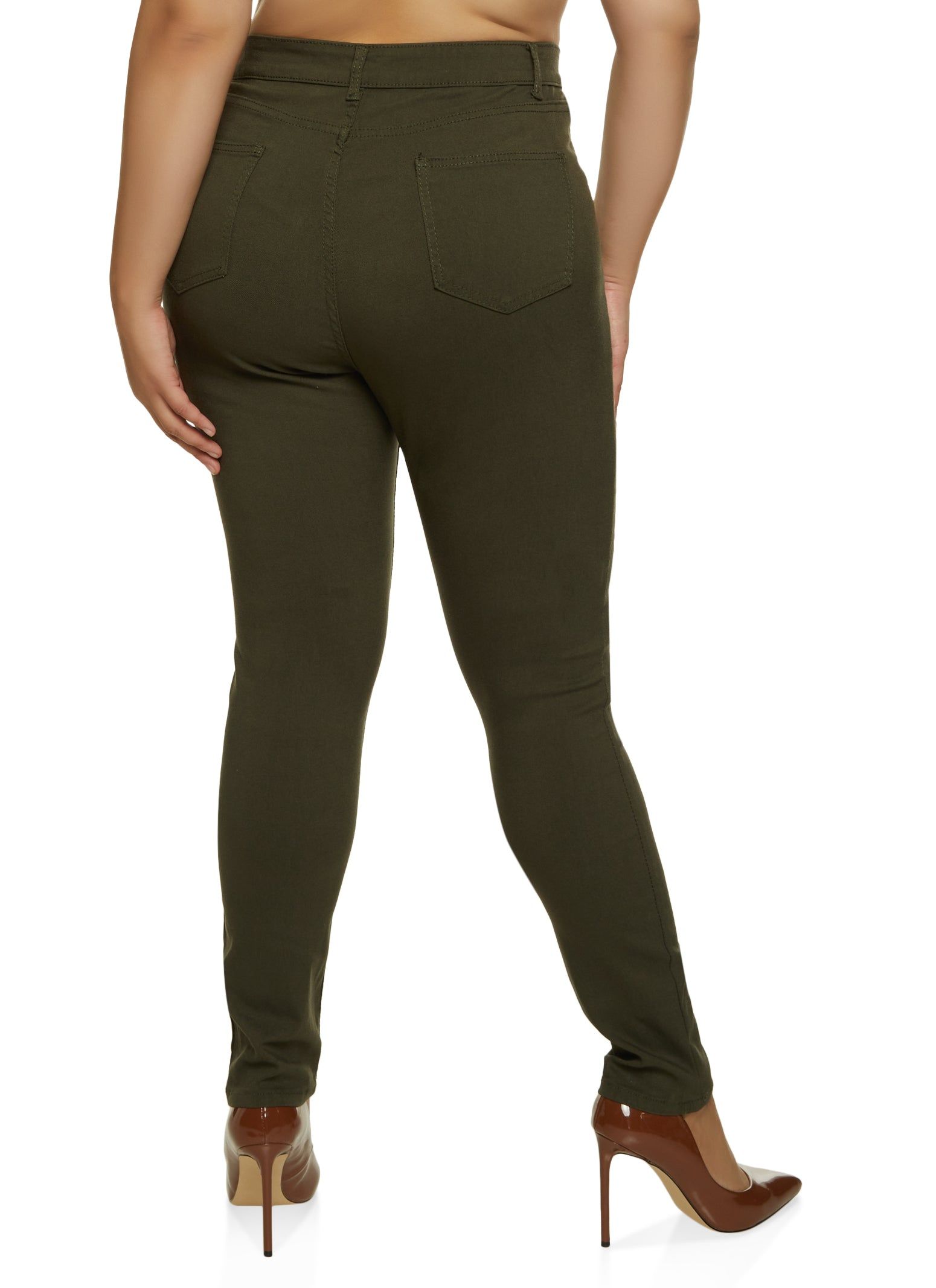 Plus Size Basic Hyperstretch Skinny Pants sold by Rainbow product image thumbnail 2
