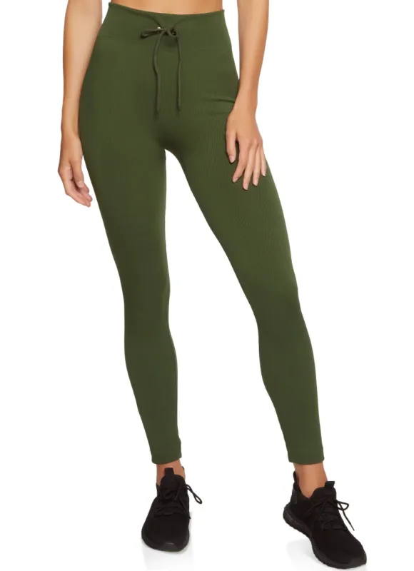 Seamless Compression Rib Leggings sold by Rainbow
