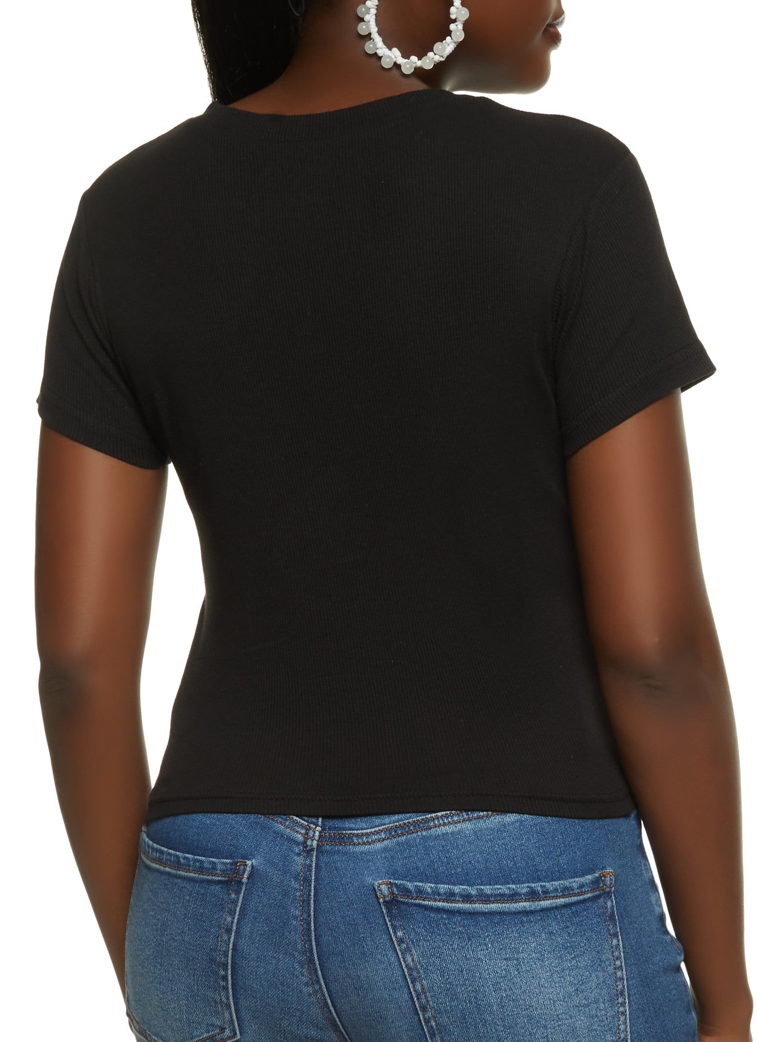 Beautiful Embroidered Graphic Tee sold by Rainbow product image thumbnail 2