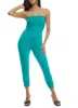 Ruched Strapless Jumpsuit sold by Rainbow