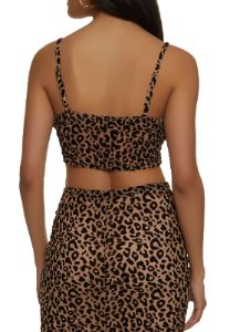 Leopard Print Bustier Top sold by Rainbow