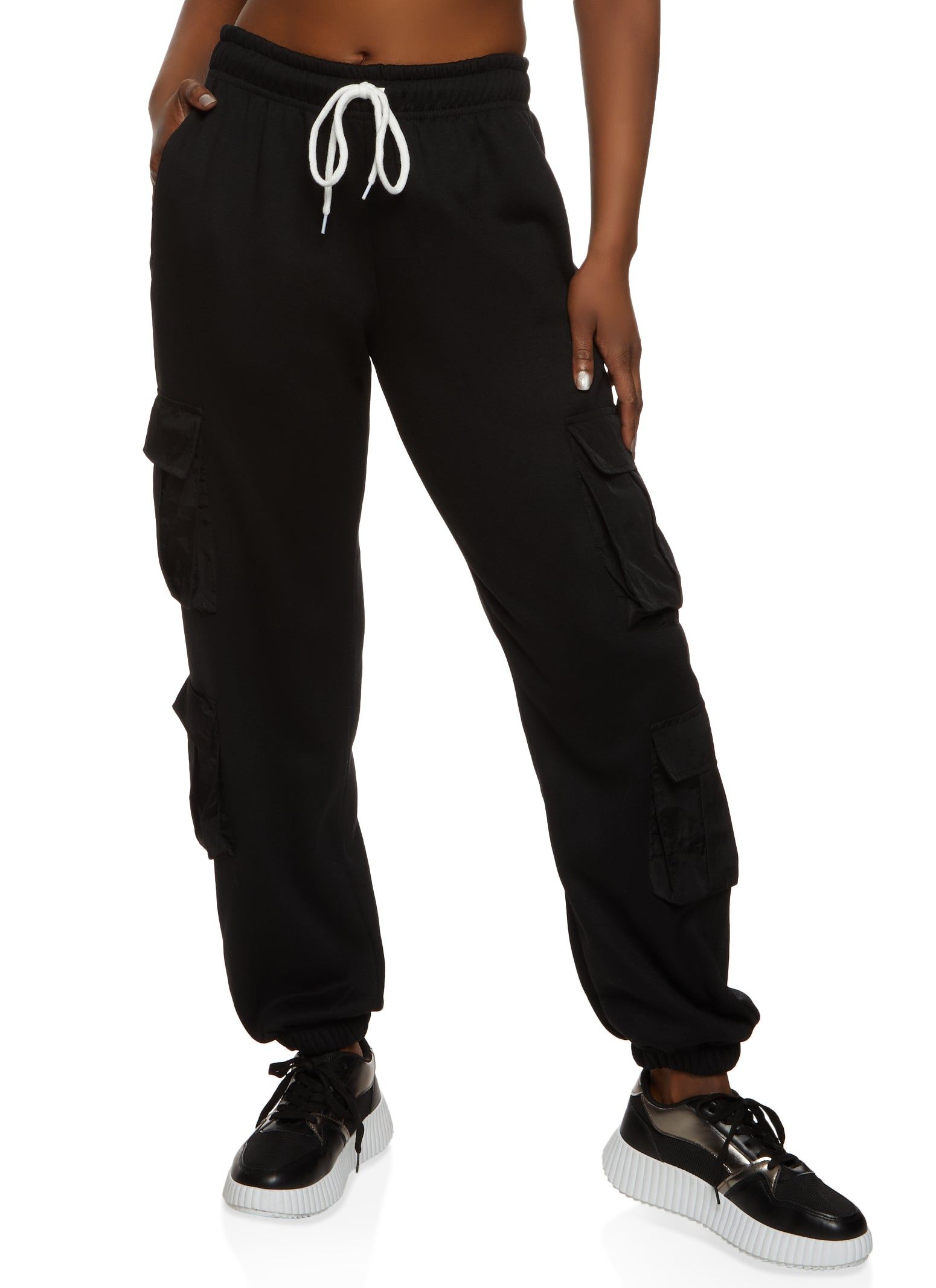 Multi Cargo Pocket Sweatpants sold by Rainbow