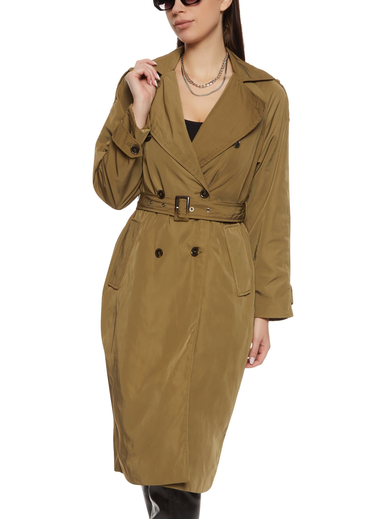Belted Trench Coat sold by Rainbow