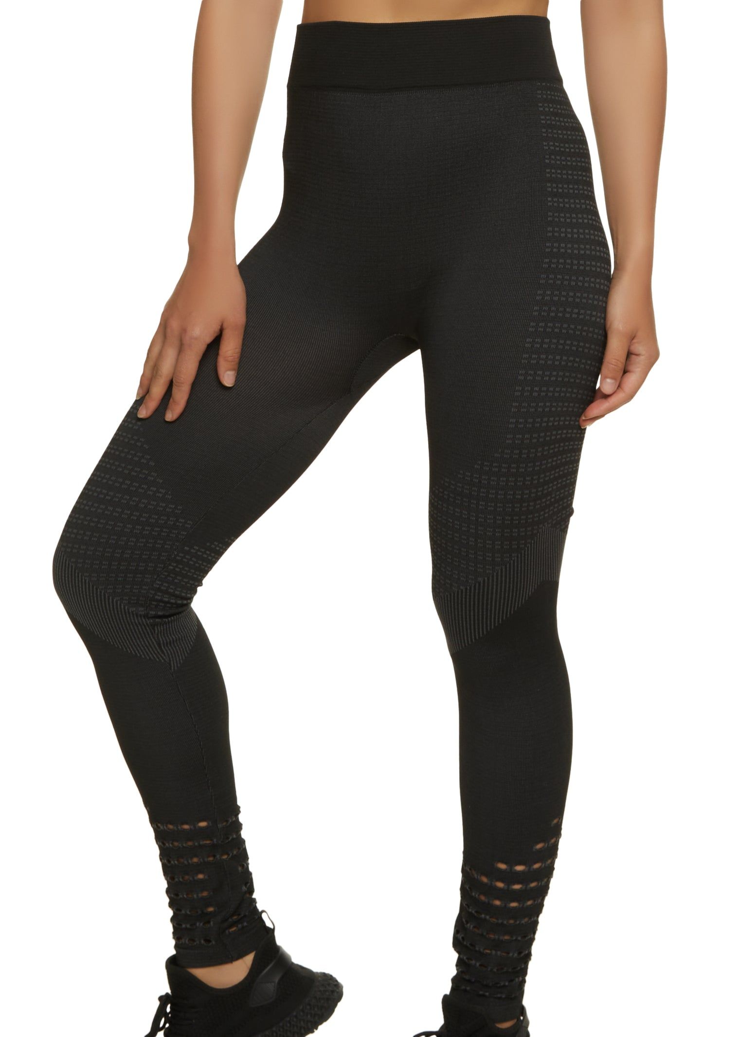 Laser Cut Compression Leggings sold by Rainbow