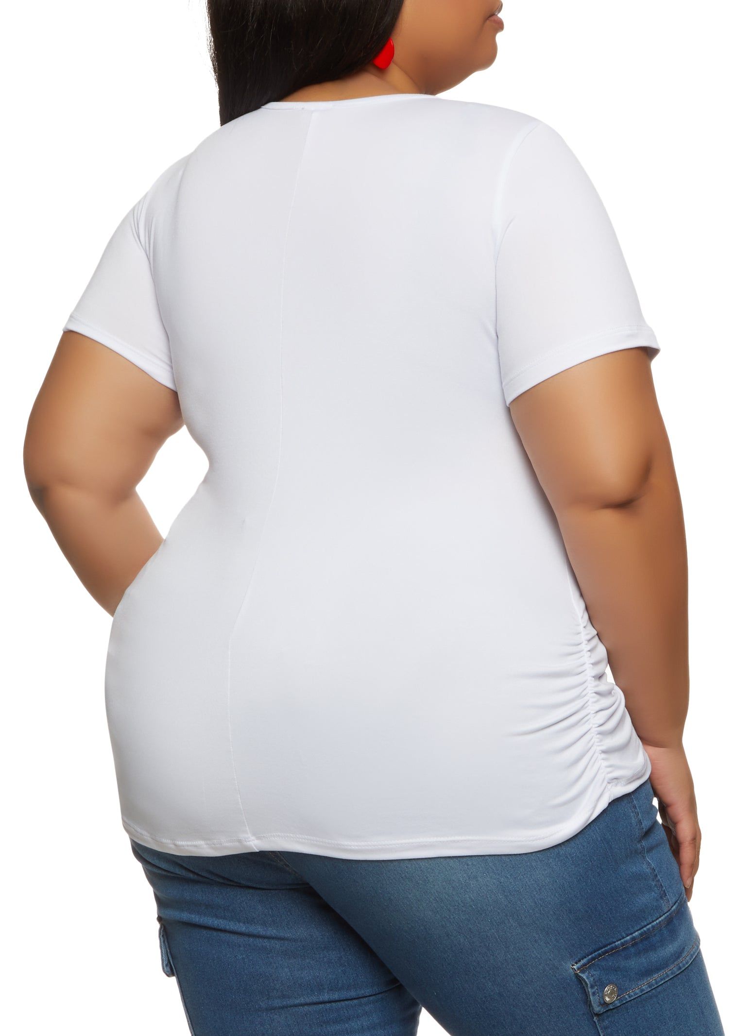 Plus Size Girl Boss Rhinestone Graphic Tee sold by Rainbow product image thumbnail 2