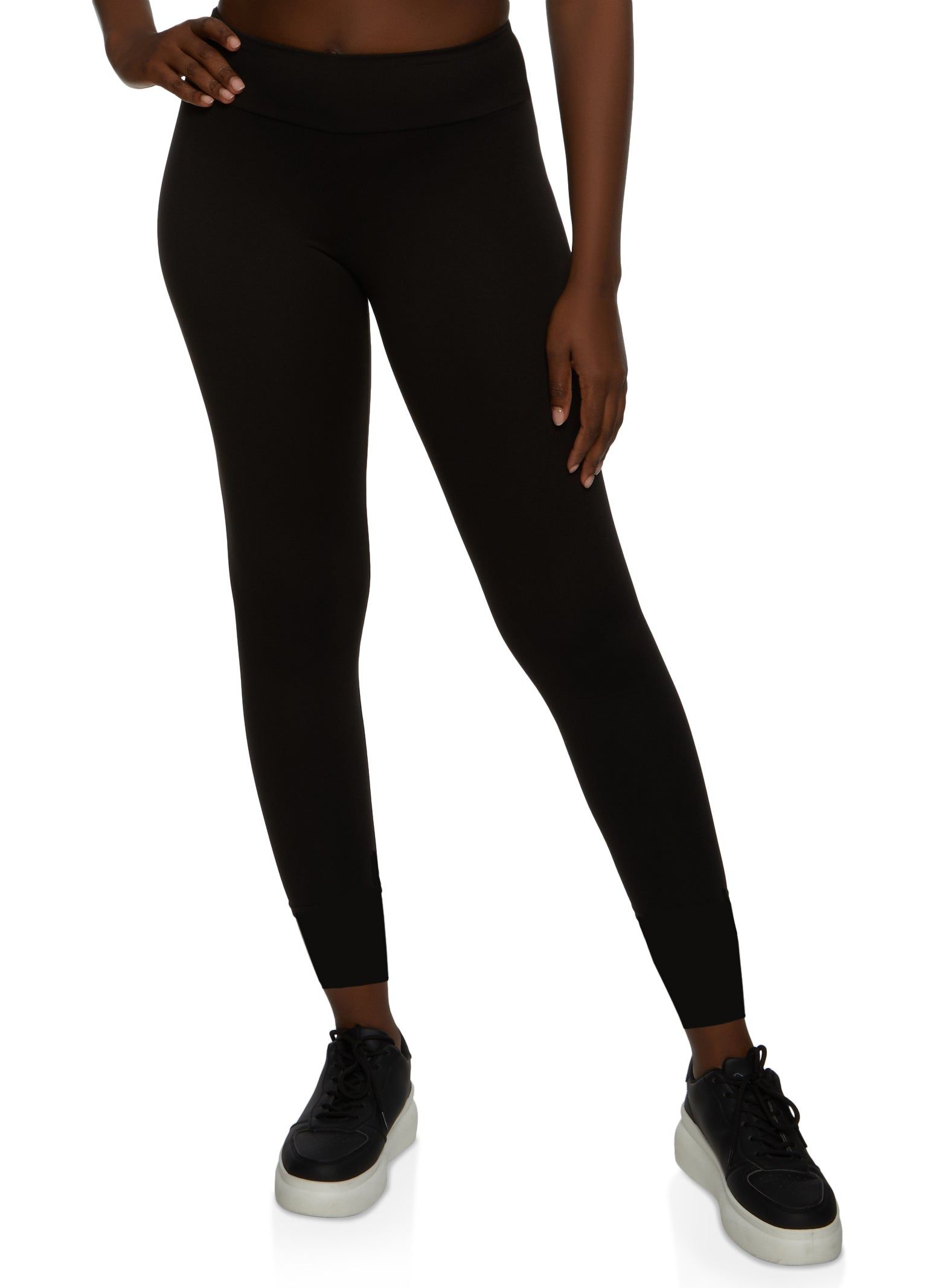 Wide Waistband High Waist Leggings sold by Rainbow