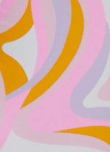 Swirl Print One Shoulder One Piece Swimsuit sold by Rainbow