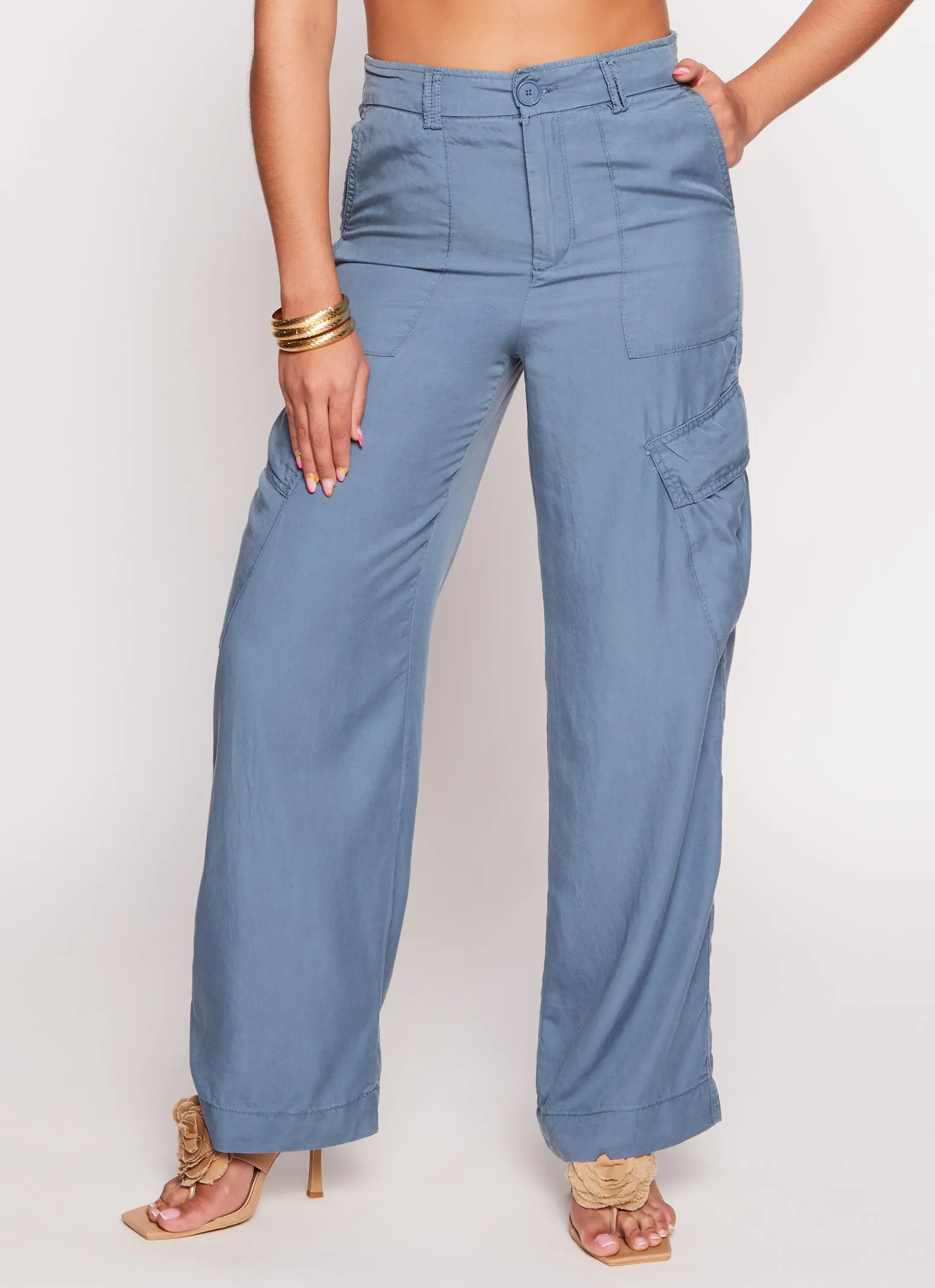 Straight Leg Cargo Pants sold by Rainbow product image thumbnail 2