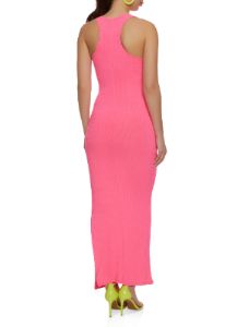 Ribbed Knit Tank Maxi Dress sold by Rainbow