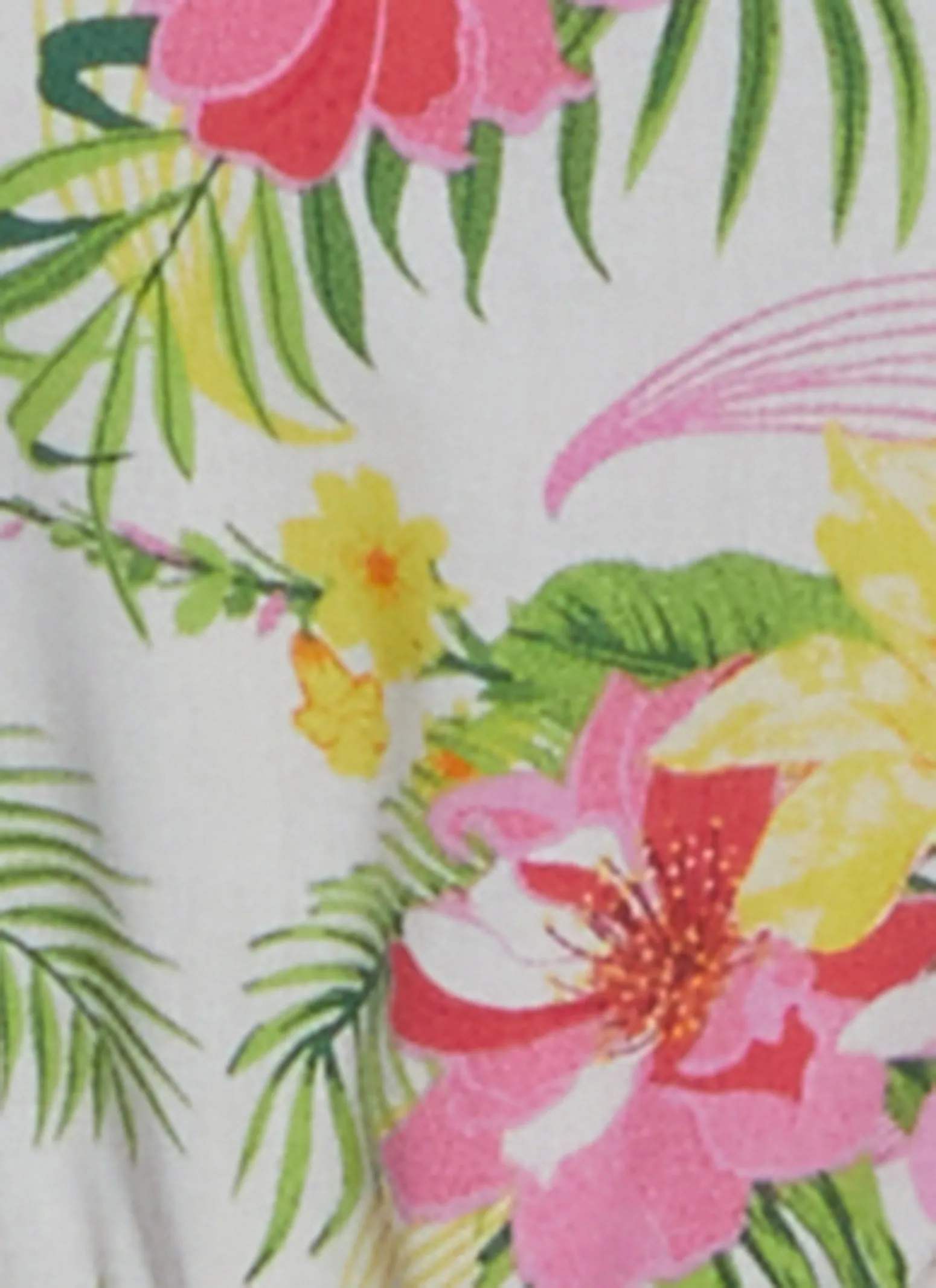 Tropical Print Strapless Romper sold by Rainbow product image thumbnail 4