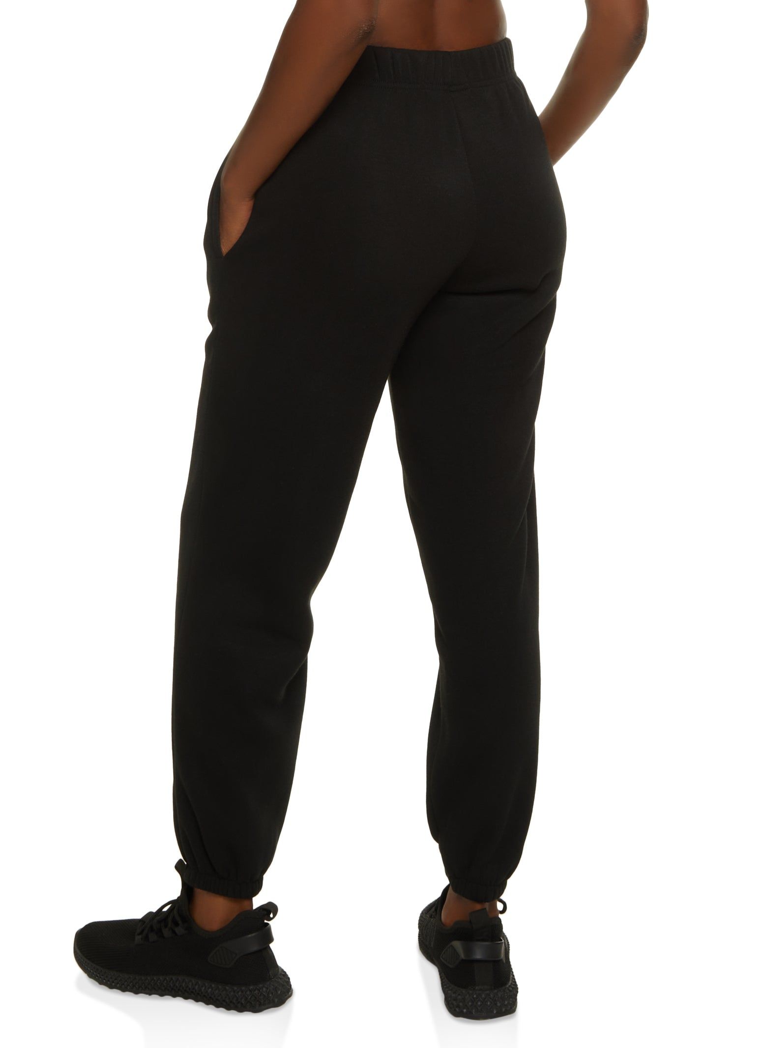 Basic Solid Fleece Joggers sold by Rainbow product image thumbnail 2