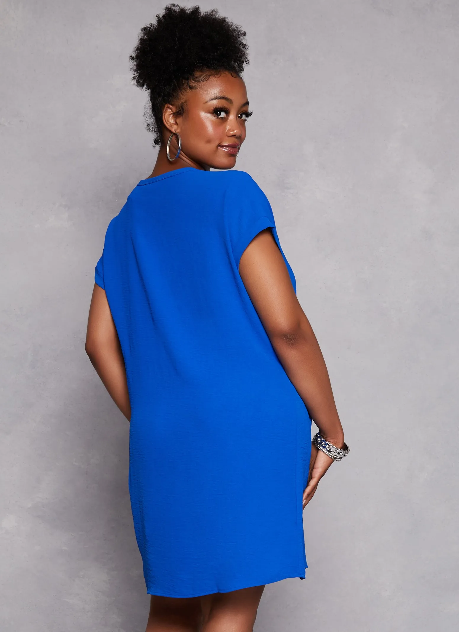 Plus Size Airy Shift Dress sold by Rainbow product image thumbnail 3