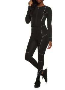 Contrast Piping Active Track Jacket sold by Rainbow