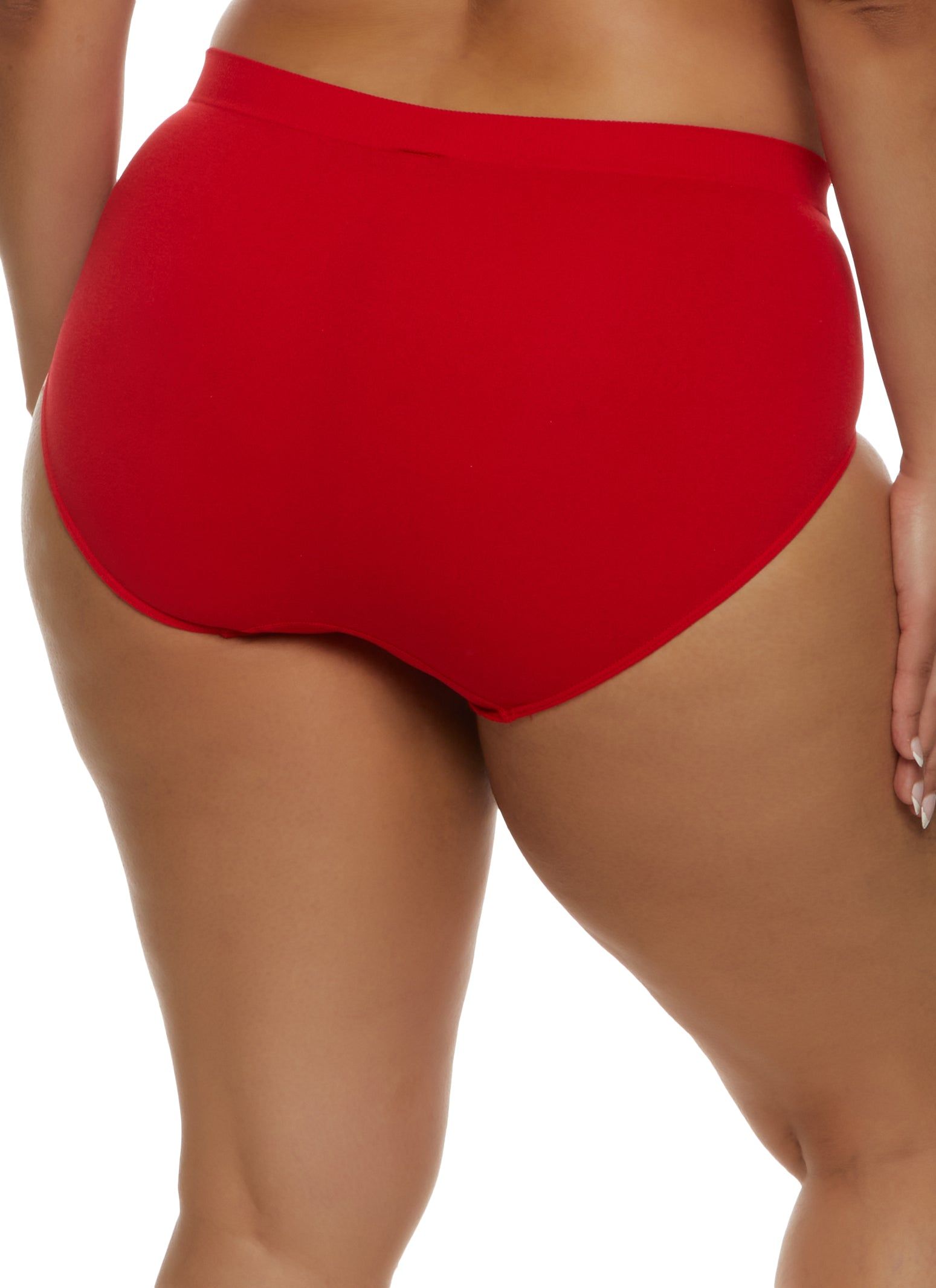 Plus Size Seamless High Waist Bikini Panty sold by Rainbow product image thumbnail 2