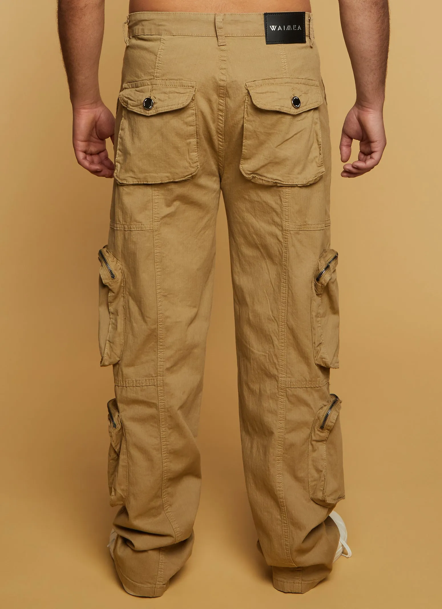 Mens Zipper Detail Cargo Pants sold by Rainbow product image thumbnail 3
