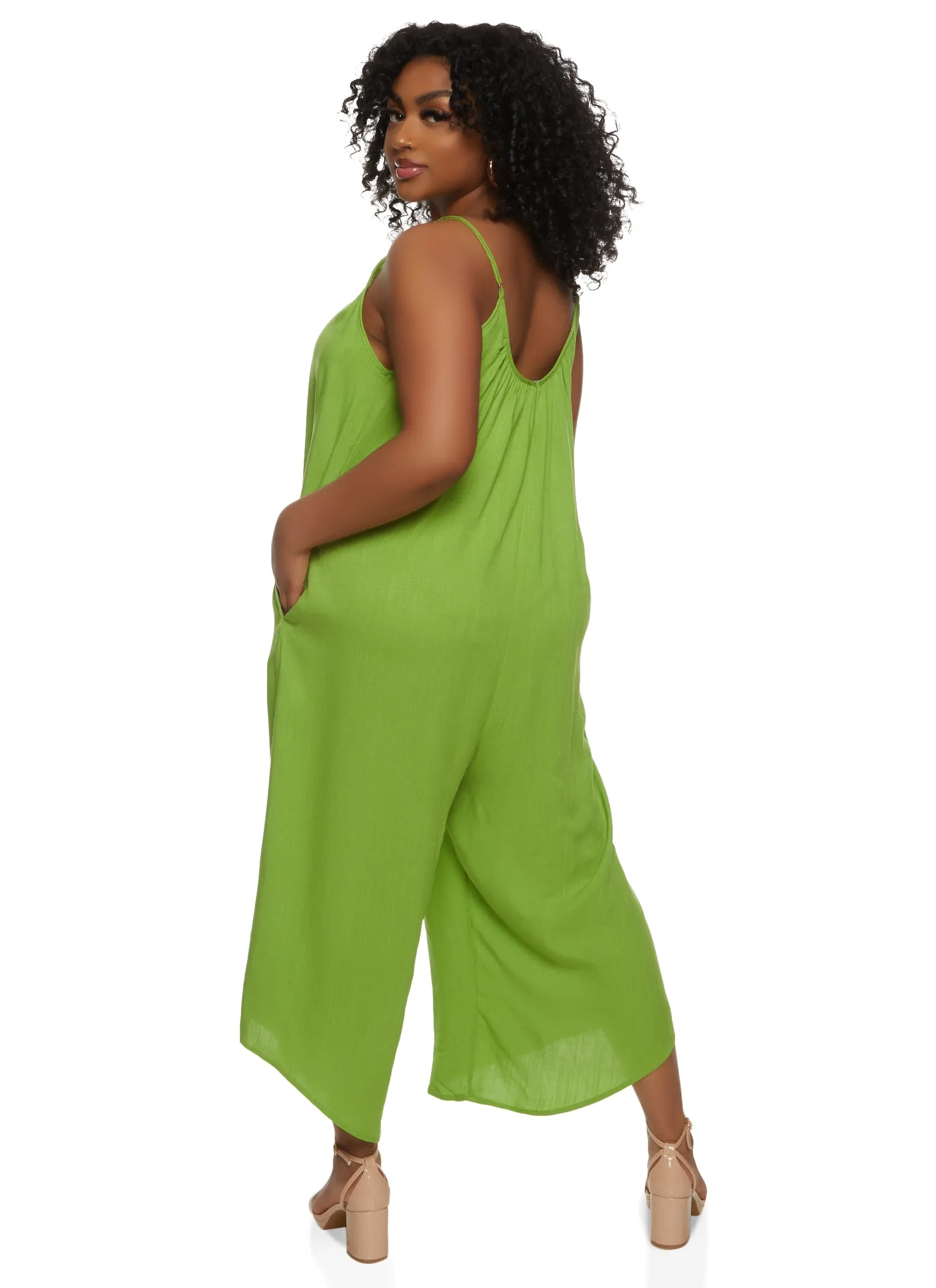 Cropped Wide Leg Jumpsuit sold by Rainbow product image thumbnail 2