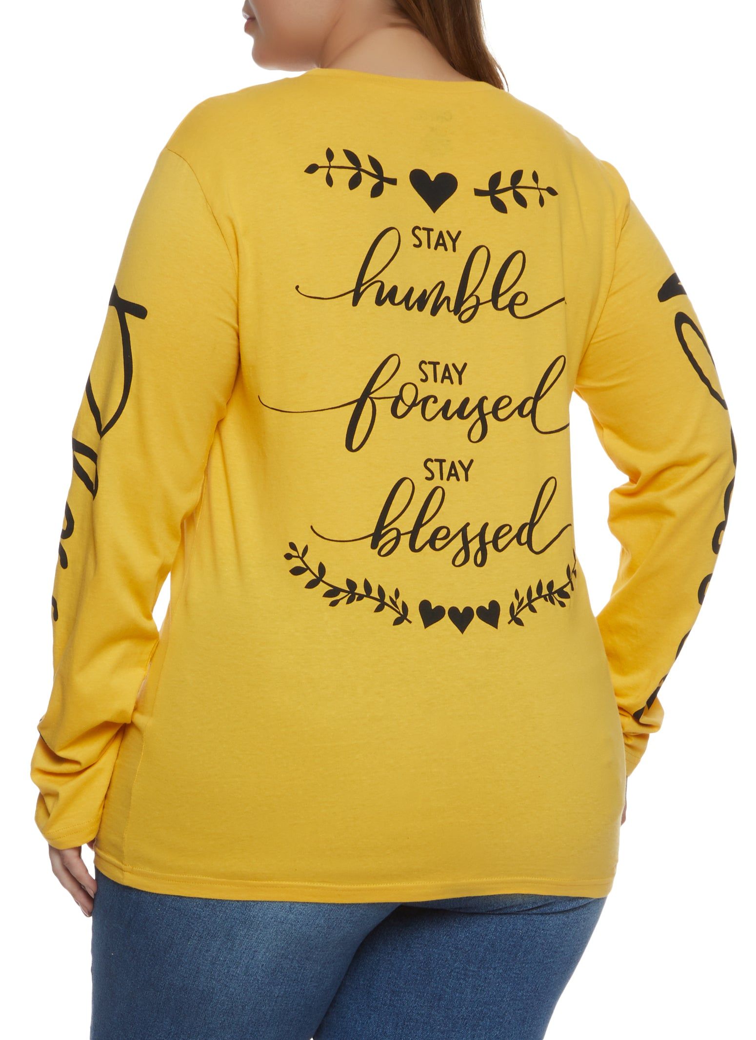 Plus Size Blessed Beyond Measure Sequin Graphic Tee sold by Rainbow product image thumbnail 2