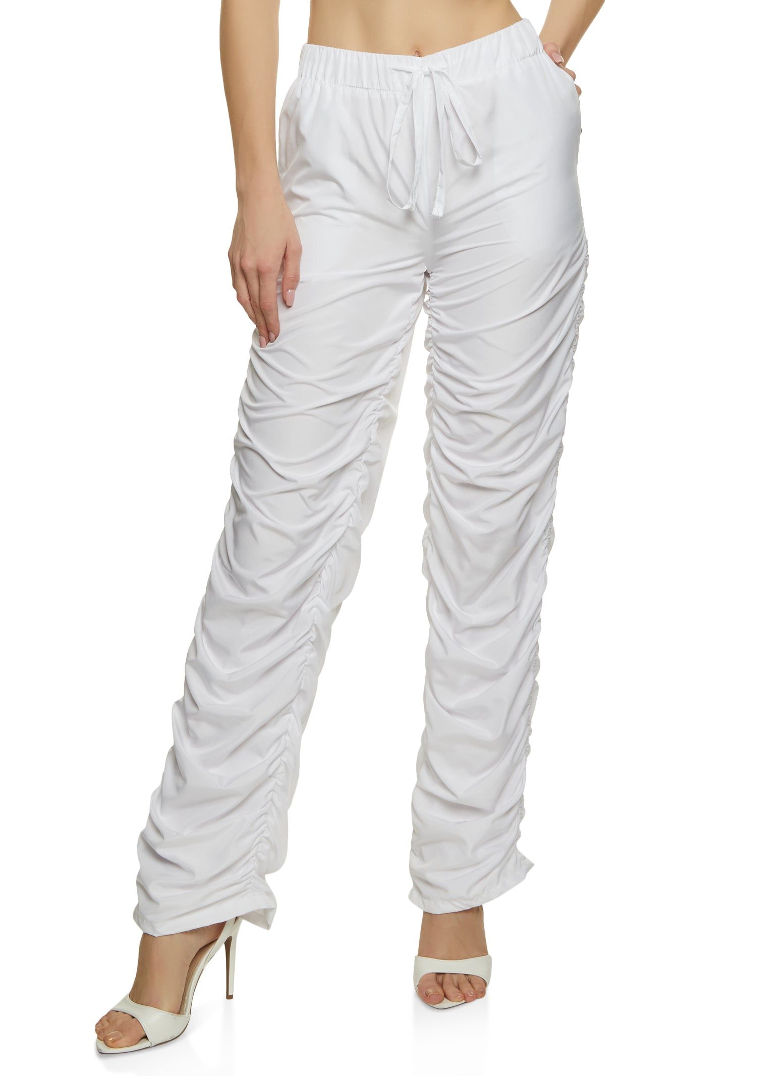 Drawstring Stacked Pants sold by Rainbow product image thumbnail 2