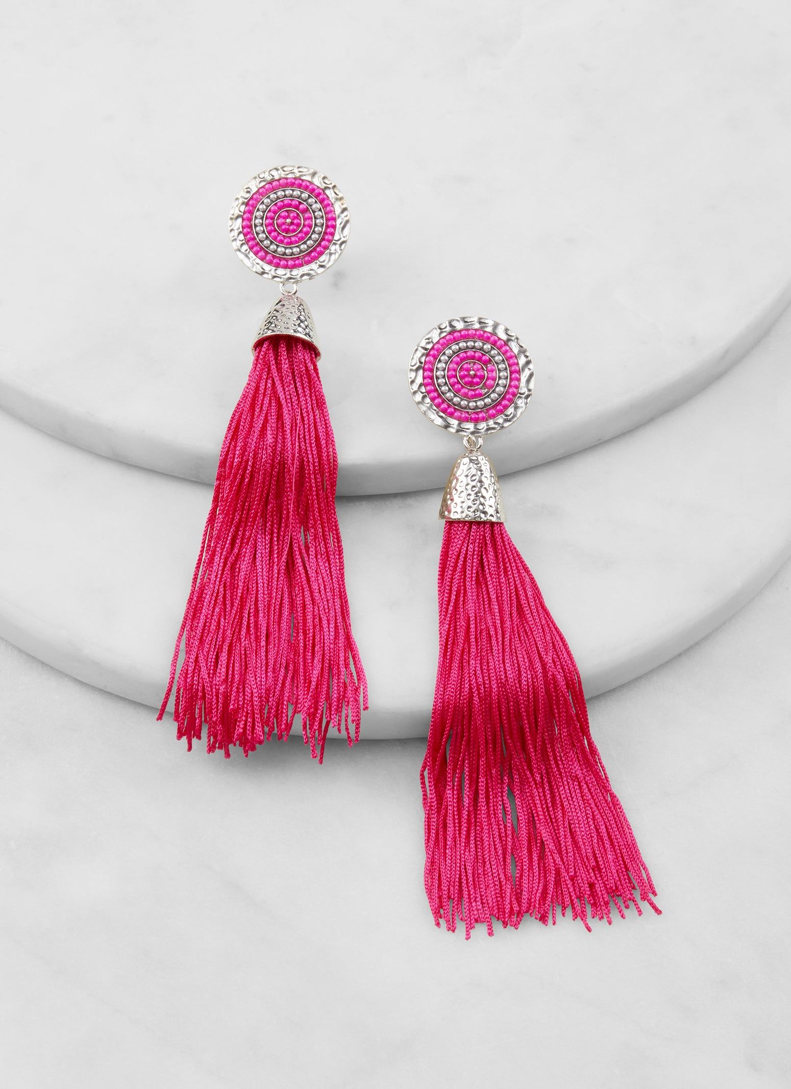 Beaded Tassel Earrings sold by Rainbow product image thumbnail 2