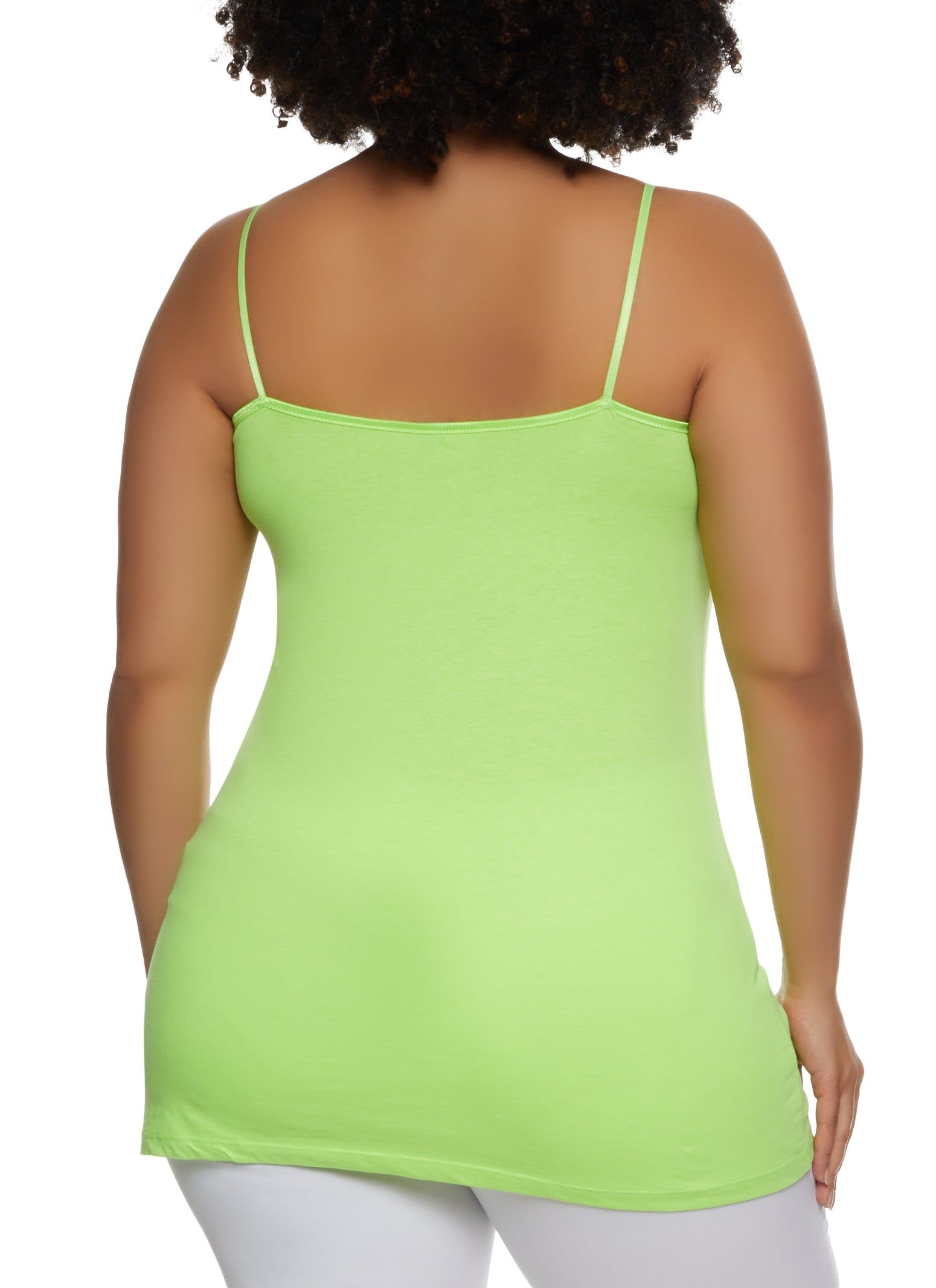 Plus Size Solid Scoop Neck Cami sold by Rainbow product image thumbnail 2