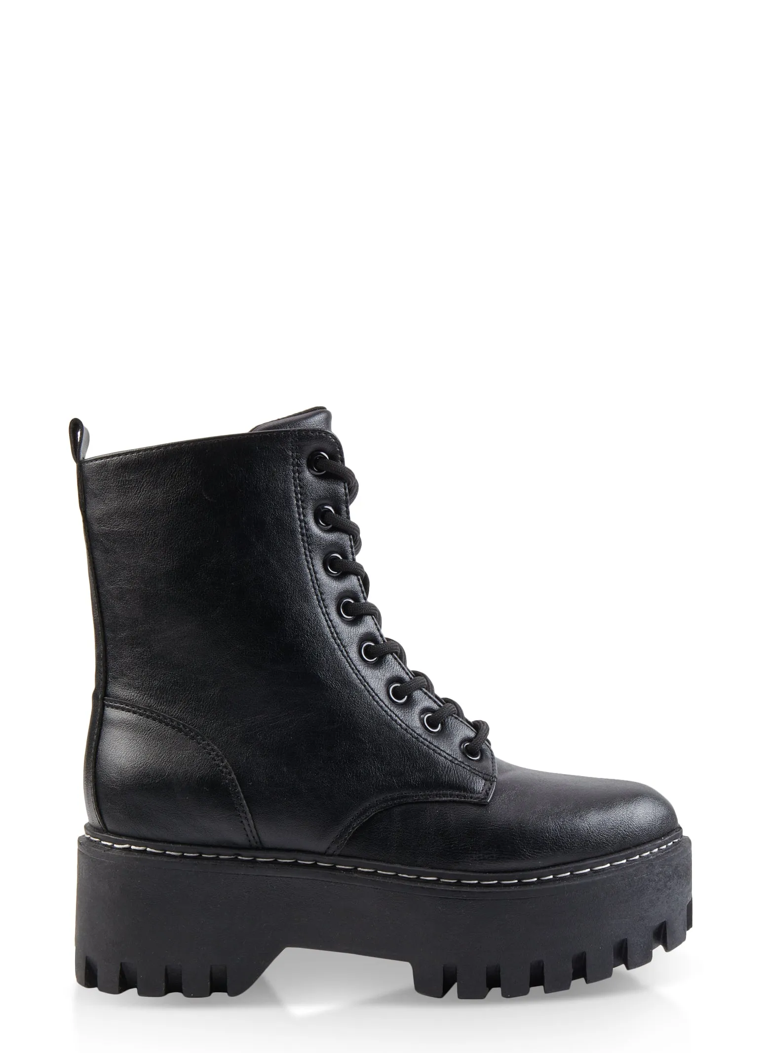 Lace Up Platform Combat Boots sold by Rainbow product image thumbnail 2