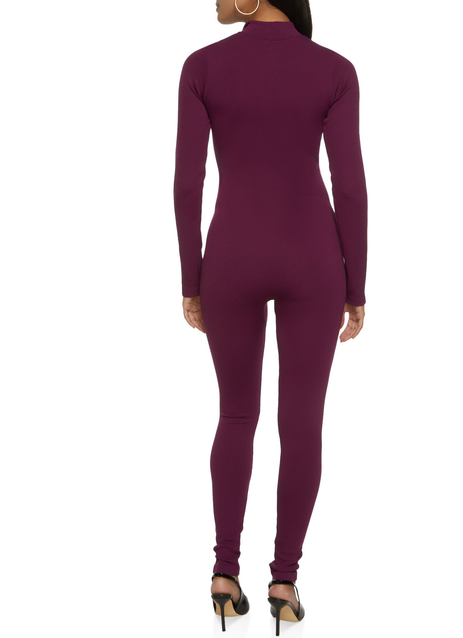 Half Zip Long Sleeve Catsuit sold by Rainbow product image thumbnail 2