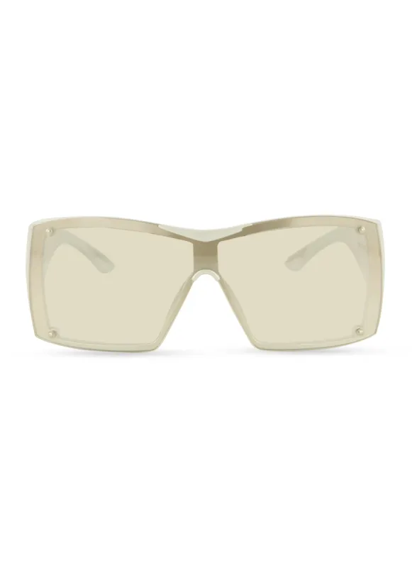 Gradient Lens Shield Sunglasses sold by Rainbow