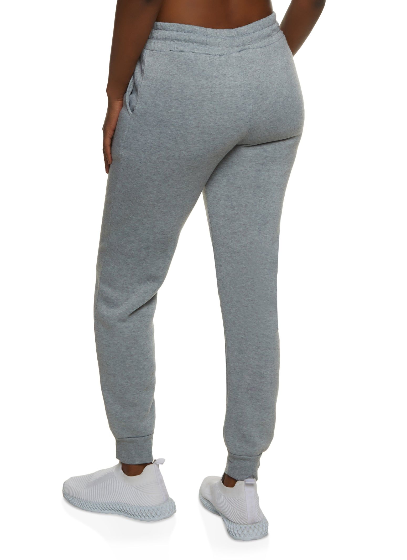 Fleece High Waist Drawstring Joggers sold by Rainbow product image thumbnail 2