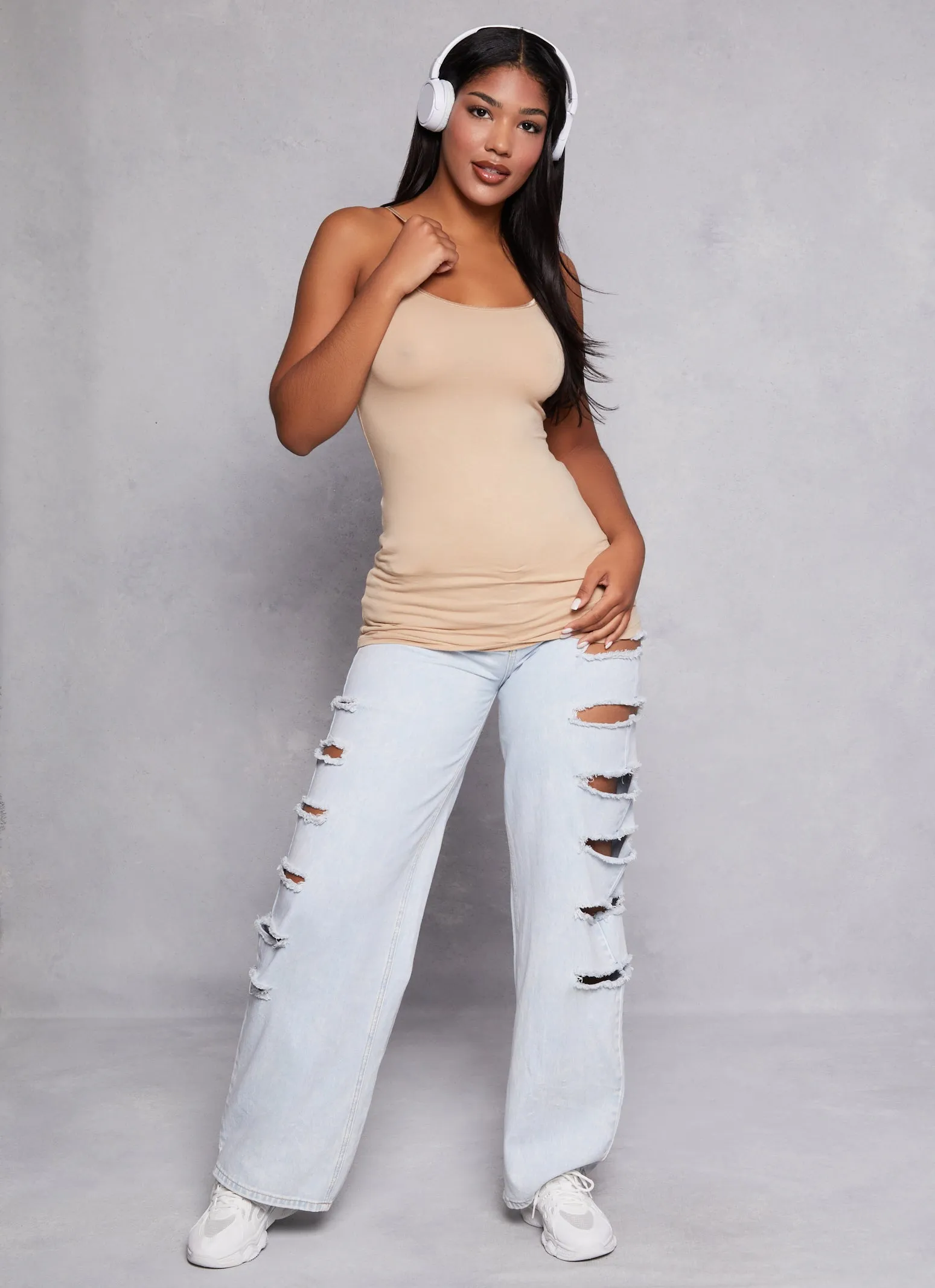 Basic Scoop Neck Cami sold by Rainbow product image thumbnail 2