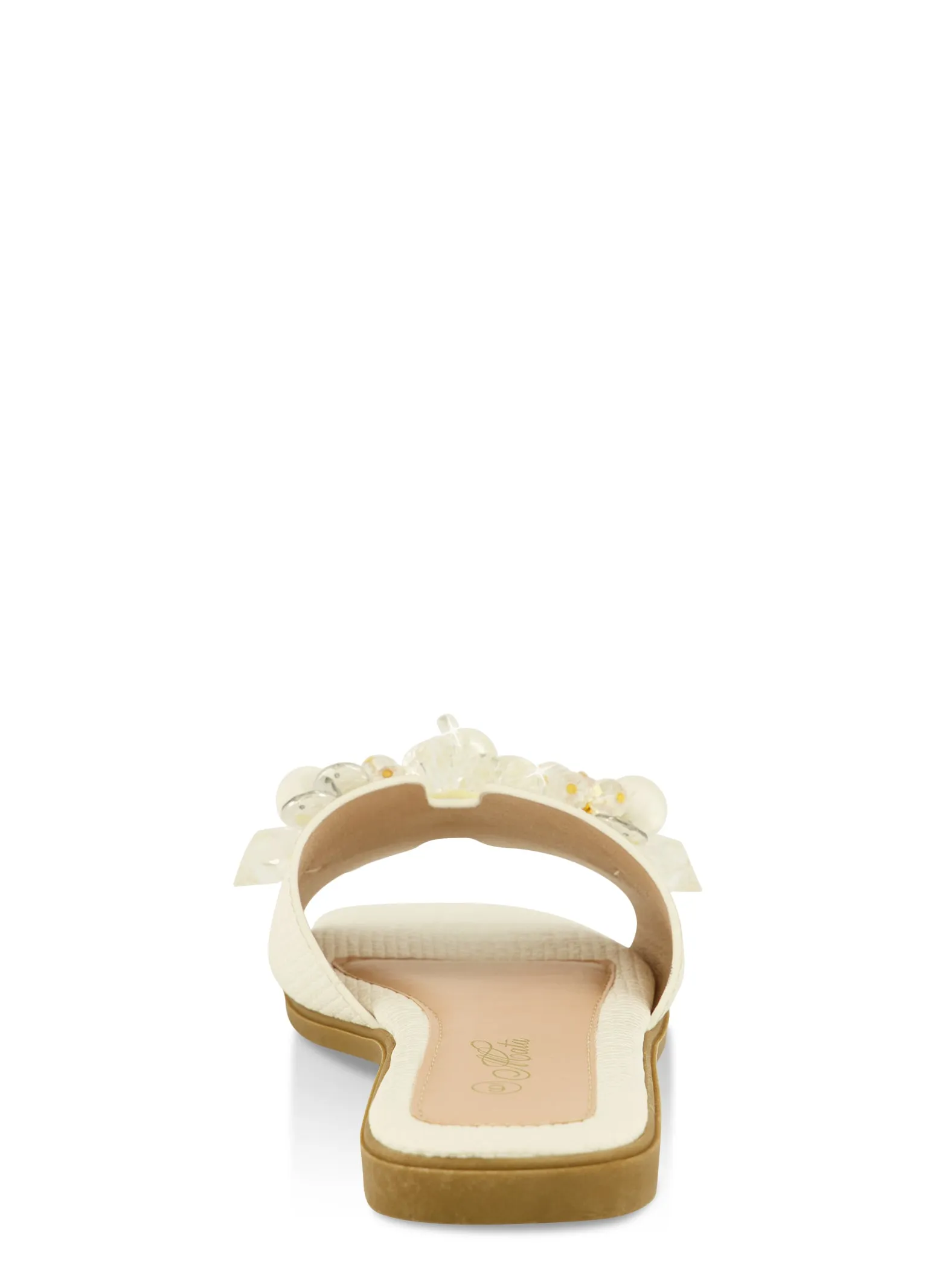 Gem Embellished Band Slide Sandals sold by Rainbow product image thumbnail 3