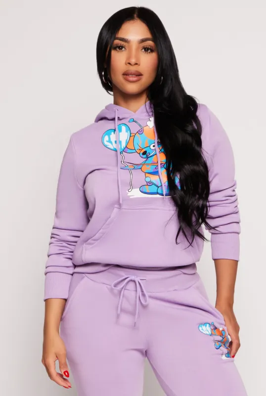 Fleece Bear Graphic Pullover Hoodie sold by Rainbow